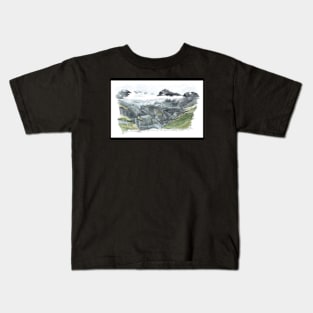 Earnslaw Burn, Otago, V2 Day 2 Kids T-Shirt